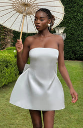 Abbey Mini Dress - Ivory