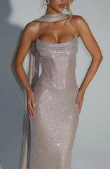 Mirabella Maxi Dress - Nude