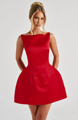 Tate Mini Dress - Red
