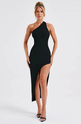 Saffira Midi Dress - Black