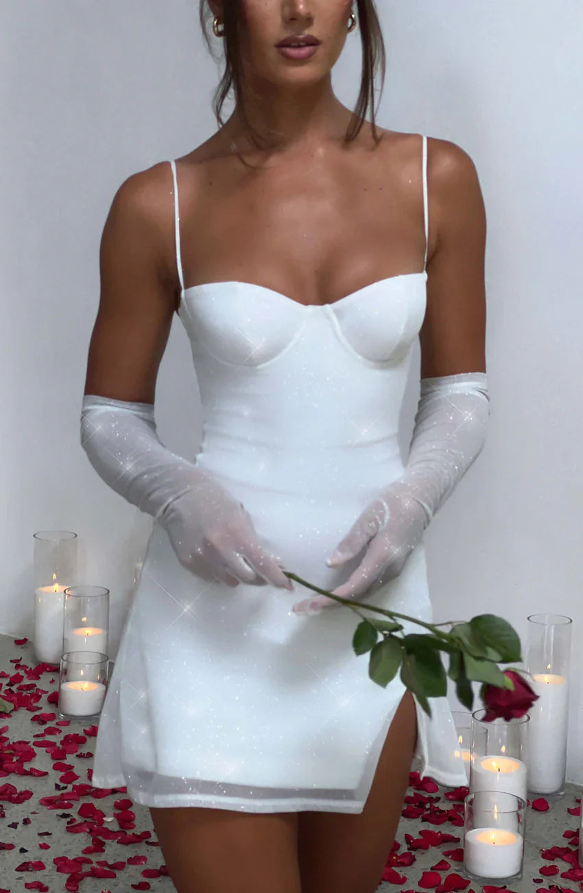 Pixie Glove - Ivory Sparkle
