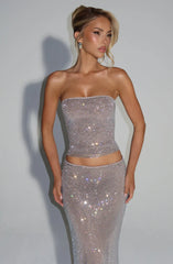 Serena Top - Silver